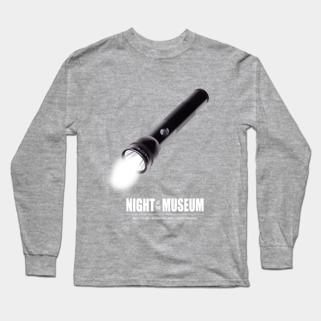 Night At The Museum - Alternative Movie Poster Long Sleeve T-Shirt by MoviePosterBoy